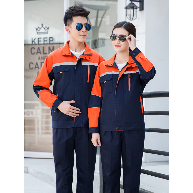Primavera, otoño, invierno, ropa de trabajo, ropa de fábrica, ropa de construcción, ropa de reparación de automóviles, ropa de seguro laboral reflectante.