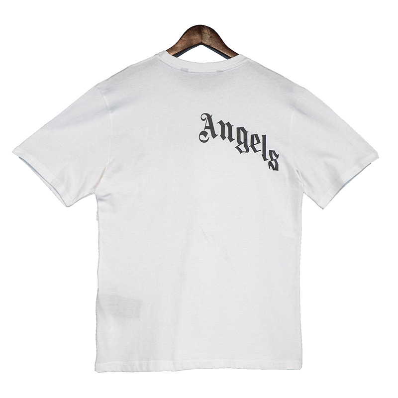 PALM broken Bear PALM Angel Nueva camiseta suelta de manga corta de cuello redondo para hombres y mujeres