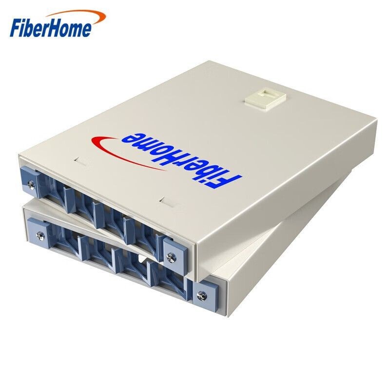 Fiber Optic Terminal Box with 4/8 Ports and 6/12 Cores, Wall-Mounted Sc Fiber Fusion Splice Tray, Fc/Lc Thickened Full Fiber Optic Box Fiber Optic Terminal Box with 4/8 Ports and 6/12 Cores, Wall-Mounted Sc Fiber Fusion Splice Tray, Fc/Lc Thickened Full Fiber Optic Box