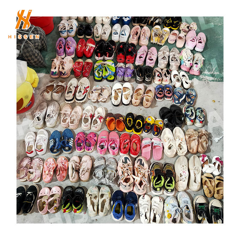 旧鞋子二手鞋跨境工厂批发出口冈比亚运动鞋second-hand mixshoes