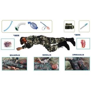 Comprehensive Training Simulator for Battlefield First Aid Techniques, Military Camp Medical and Combat Rescue Simulation Training Equipment for Nursing and Medical Use