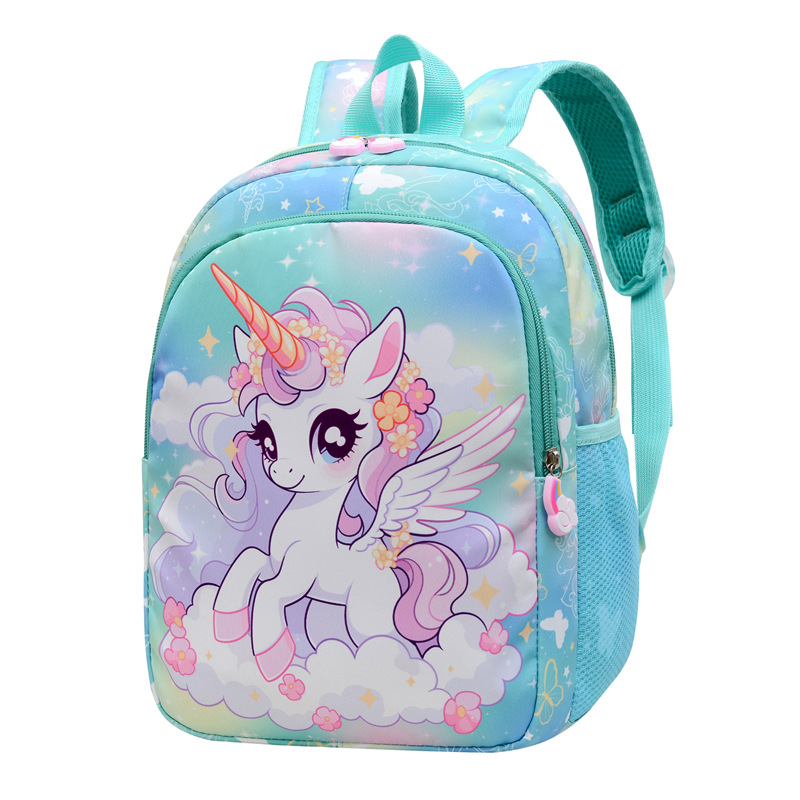 Nueva mochila de jardín de infantes niña caricatura lindo unicornio mochila de estudiantes portátil de gran capacidad mochila infantil