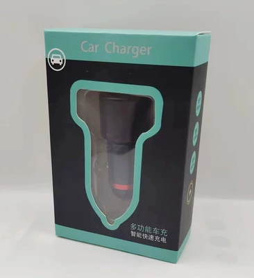 Cross-border foreign trade 38WA C Mobil şarj cihazları - black-38w-ac-car-charger-chinese-color-box