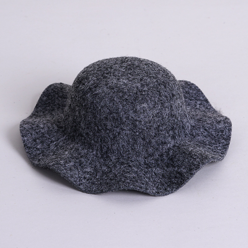 Labu nuevo sombrero de feltero abierto sombrero de cúpula sombrero accesorios de moda sombrero mini sombrero muñeca
