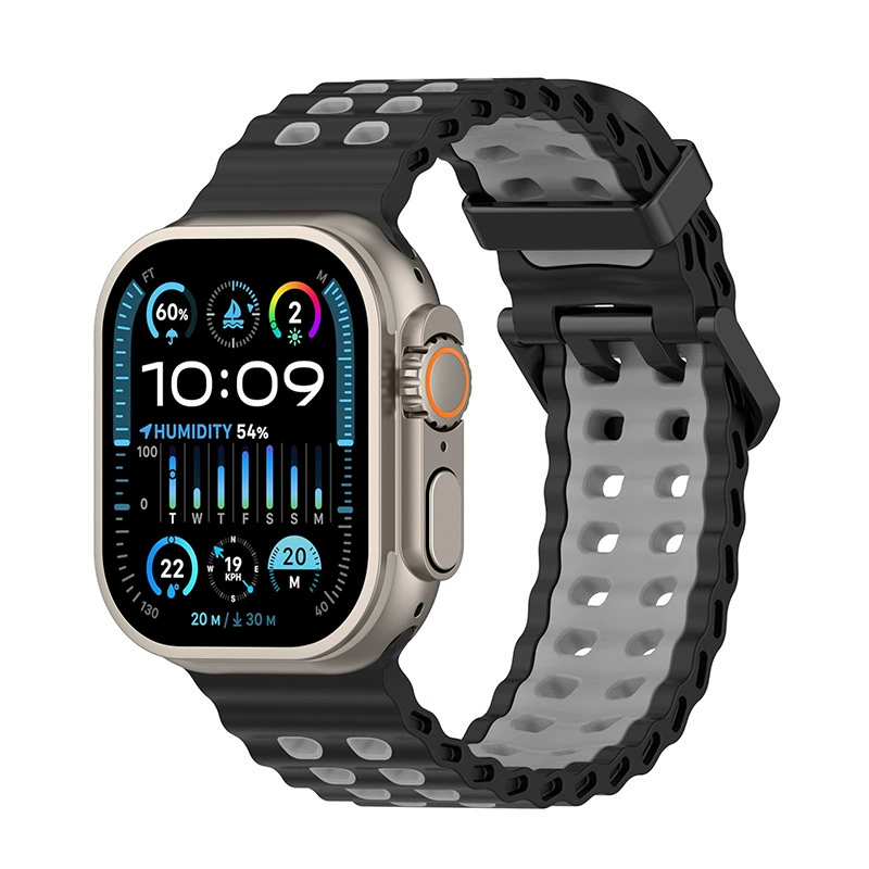 Apple, совместимый сменный умный девайс, аксессуары, ручка, нескользящий стильный силиконовый ремешок для часов
