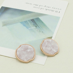 優朵STUDIO幾何小香法式風金屬紐扣仿貝白粗花呢大衣毛衣針織扣子