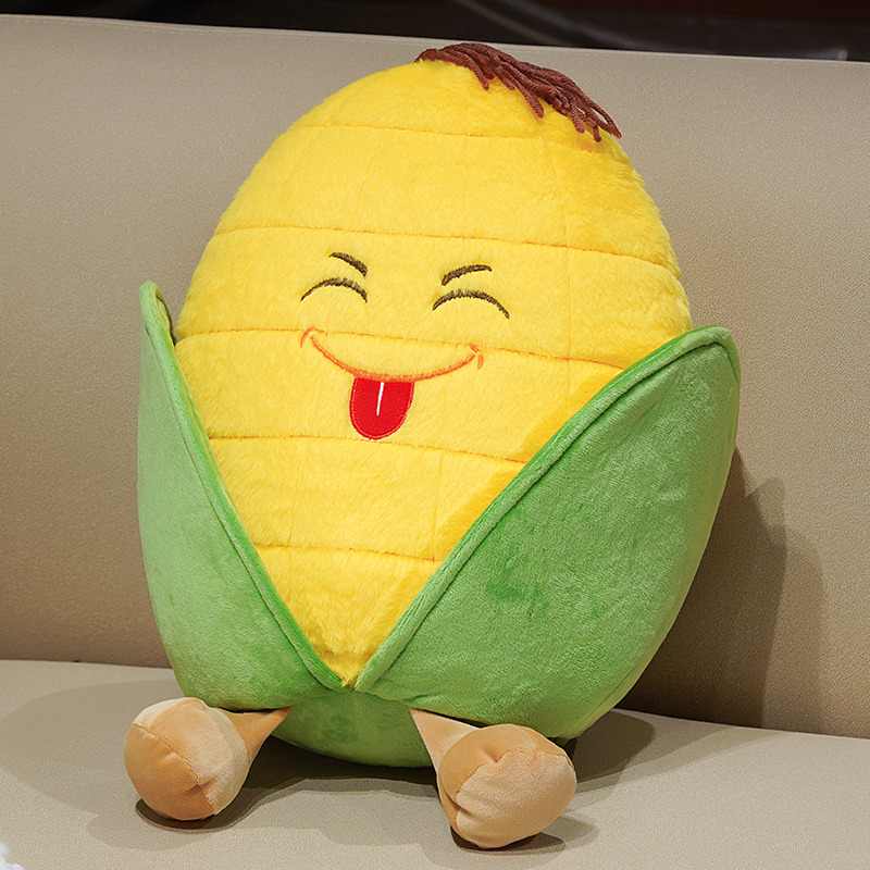 Cojín de Peluche con Forma de Comida de Franela para Cama