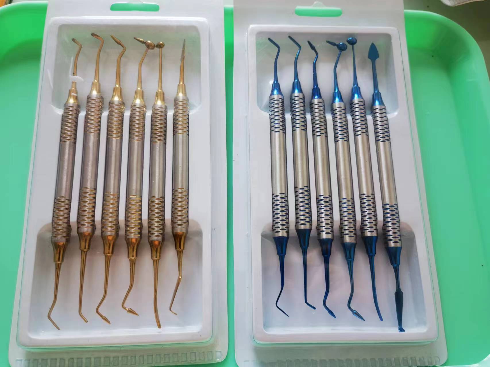 牙科 充填器 美学不粘树脂充填器 树脂修复 粗柄充填工具6件套