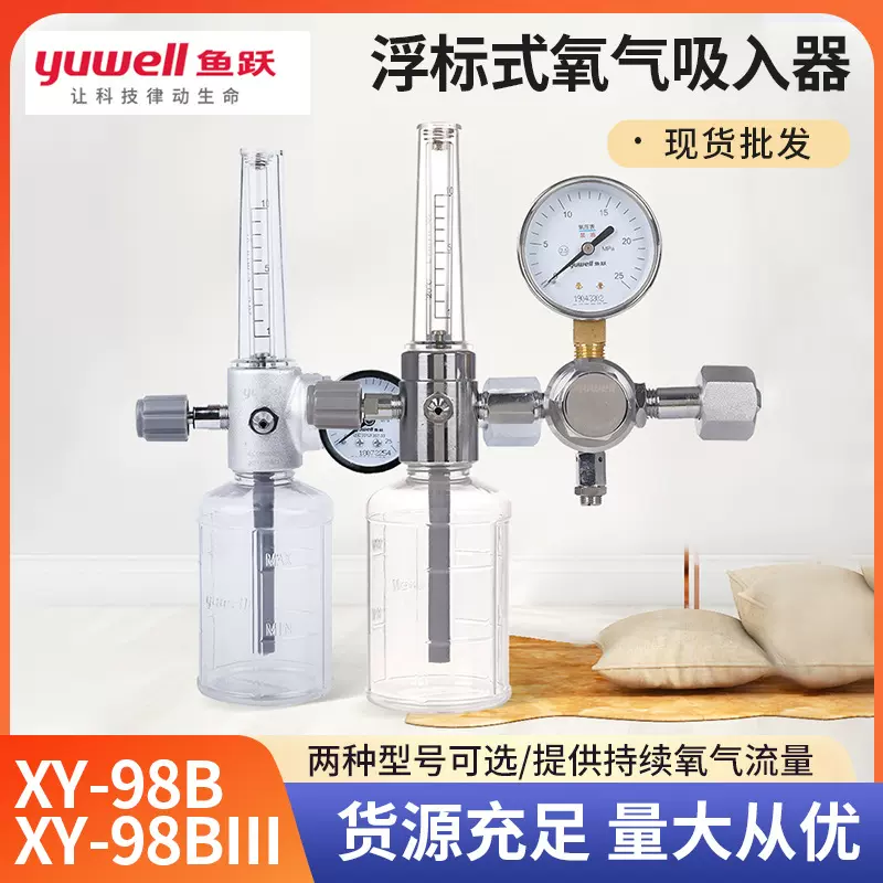 厂家供应浮标式氧气吸入器XY-98BⅢ型医用供氧器氧气瓶氧气流量表