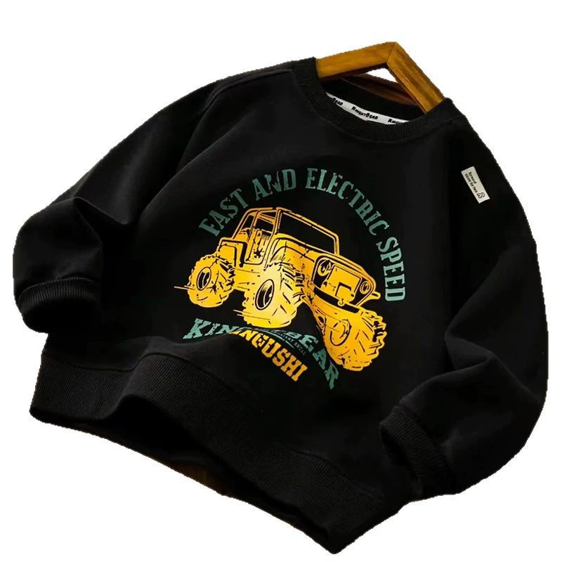 Children's cartoon spring sweatshirt for boys for leisure for elementary school students, children's clothing, trend of season