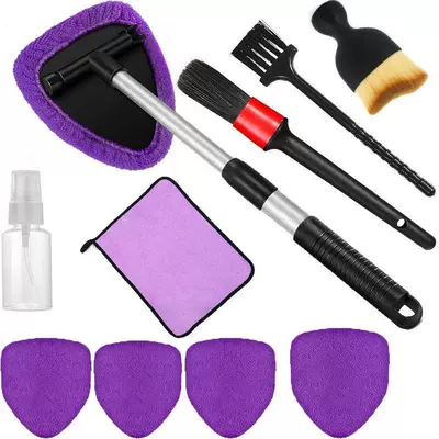 Telescopic Pole Car Window Brush — Car cleaning tools - as-shown-in-set-9