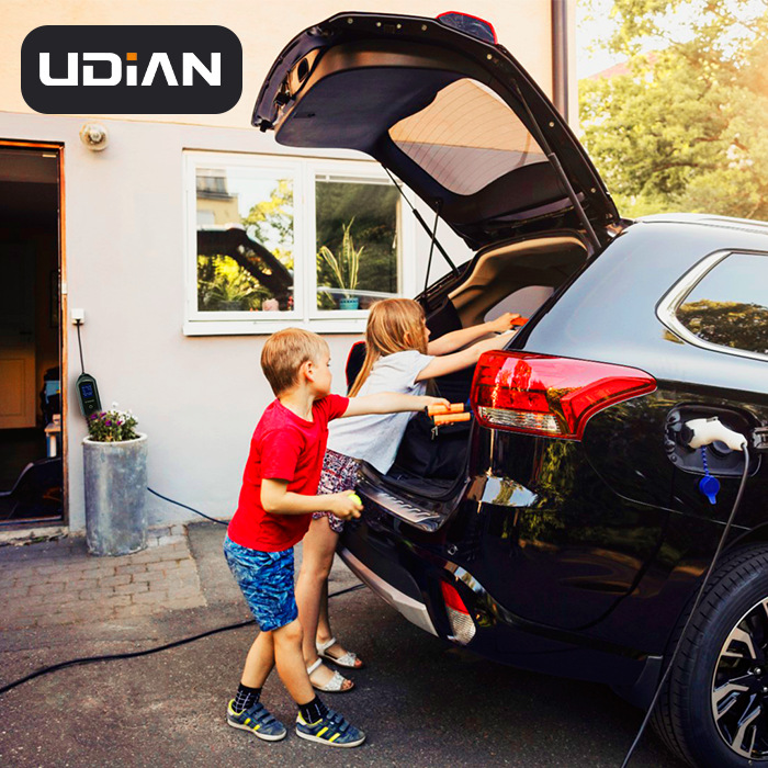 随车充充电桩电动车国标欧标美标3.5KW7KW新能源汽车交流户外适用