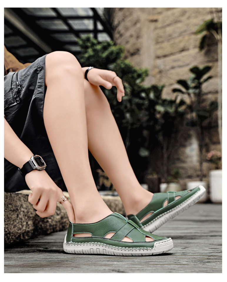Dép sandal nữ quai ngang đế bằng dệt mềm nhẹ chống trượt đi biển — 2509 màu, 2509 màu hồng, 2509 quả mơ, 2509 xanh chi tiết 31