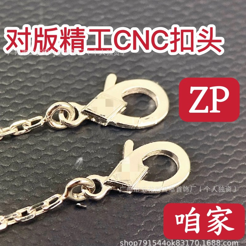 高版本V金满钻三叶草项链女镀玫瑰金花瓣单钻幸运草锁骨链送女友|undefined