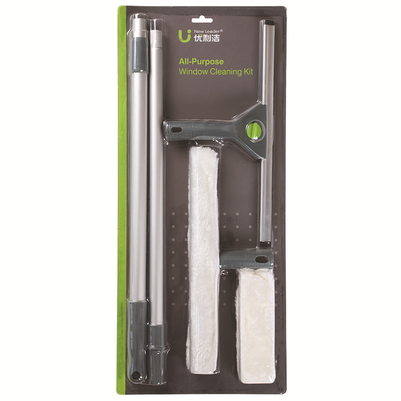 Glass Cleaning Artifact Household Cleaning Tools High-Altitude Glass Wiper Scraper Extended Telescopic Rod Professional Window Cleaner