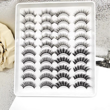 20 pairs of eyelashes for easy wearing and repeated use