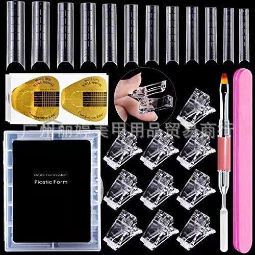 Foreign Trade Nail Extended Tool Set 10PCS Crystal Crystal Pack…