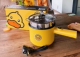 Little yellow duck electric cooking pot + stainless steel steamer