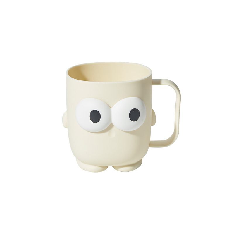 Lindo portacepillos de dientes infantil con ojos grandes y grueso, resistente a caídas, para bebés y niños._voghion.com