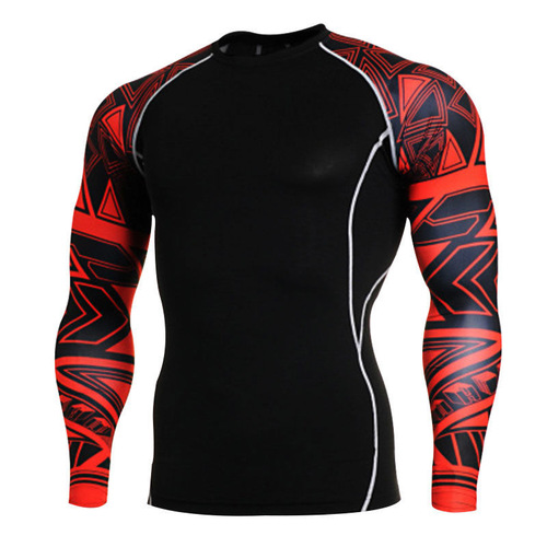 Fan Yi Source Factory High-End Men's Long Sleeve Swim Top Swimwear for Youth Professionals Cross-Border Men's Swimwear