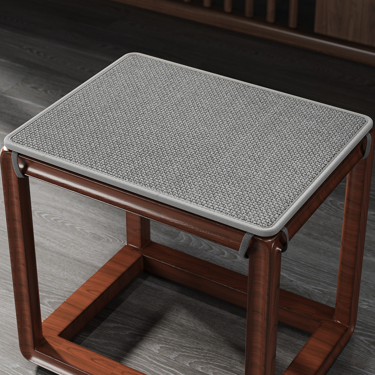 China simple cojín de asiento cojín de madera roja sólida cojín de sofá de madera sólida cojín de mesa de té cojín de asiento de asiento