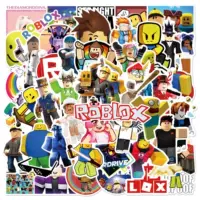 50 ROBLOX Roble Skin Game Graffiti Sticker Skidine Helmet Cup Waterproof Waterproof Paste Different Paste