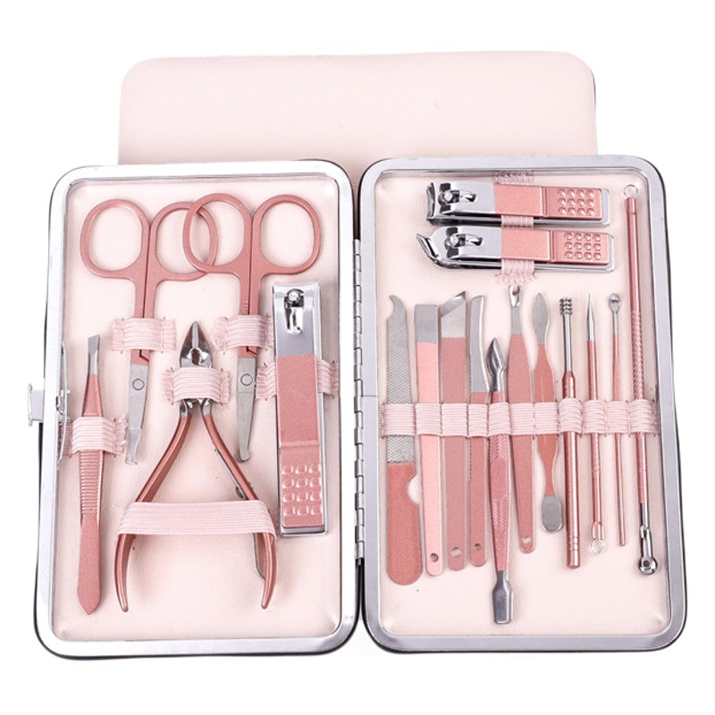 Stainless Steel Eagle-Beak Pliers Nail Clippers Wholesale Full Set of Manicure Tools Nail Clipper Set Box Nail Scissors Set High Quality