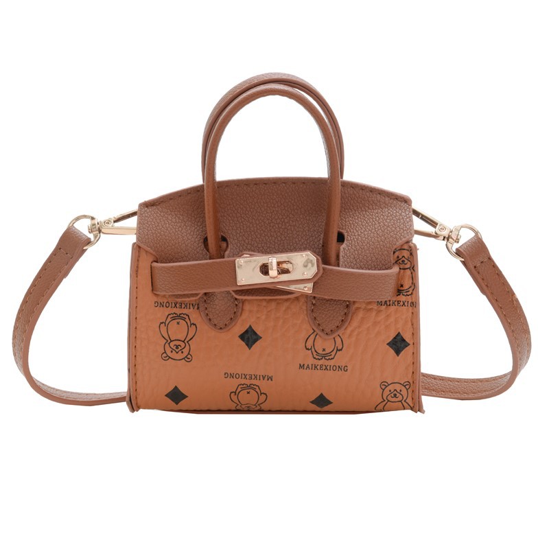 Impresión de aire extranjero bolsos de mano para niños adorables osos mini mochila de bebé viaje ligero bolsos de hombro para hombres y mujeres
