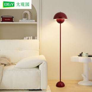 Grand Guanyuan Cream Style Floor Lamp Living Room Sofa Side Lamp Bedside Lamp Danish Medieval Flower Bud Lamp Atmosphere Lamp 167