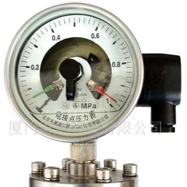 隔膜压力表不锈钢螺纹耐震压力表油压气压水压表耐高温隔膜真空表