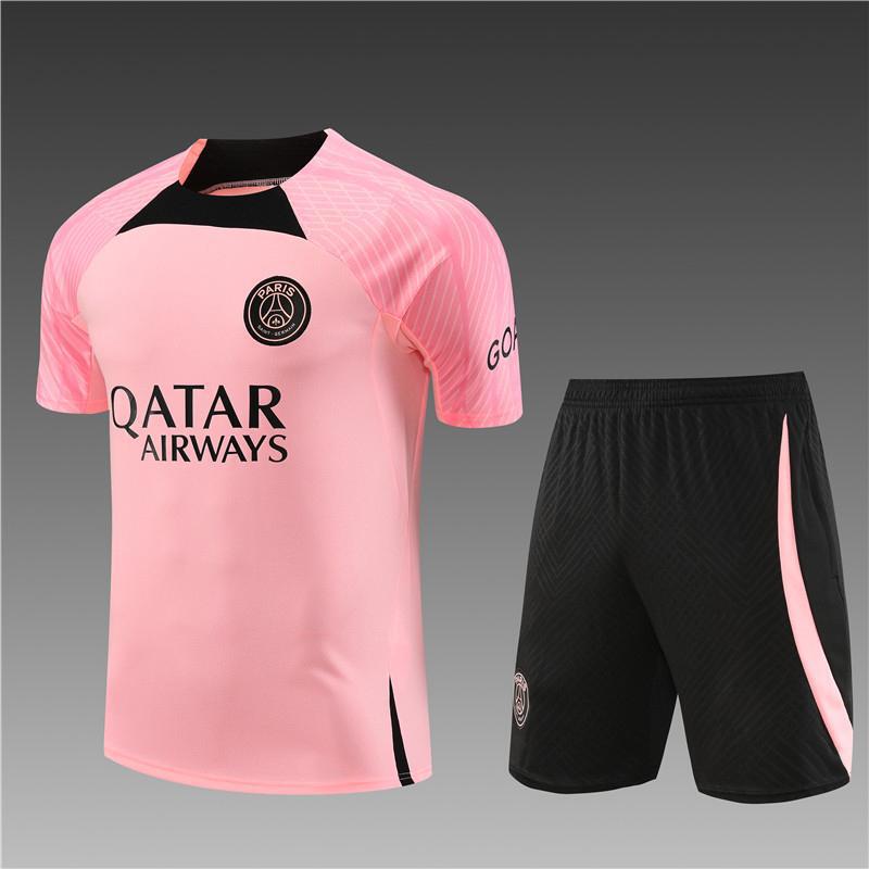 2526 パリサンジェルマン半袖サッカートレーニングスーツ大人男性ジャージ登場服|undefined