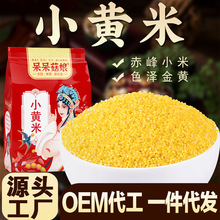 小黄米500g批发现货新米香糯小米五谷杂粮粗粮黄小米粥呆呆菇娘d