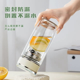 明霞玻璃杯定制 双层高硼硅时尚高颜值鹅蛋杯家用水杯礼品杯子oem