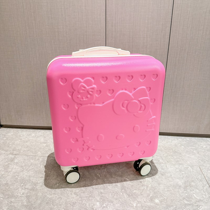 Nueva caja de registro de 20 pulgadas kt gato Kulomi caja de dibujos animados adorable Sanrio caja de viaje para niños caja de tracción