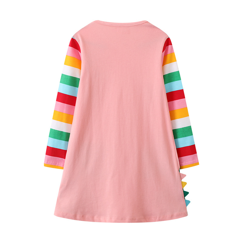 Europa y América niñas de manga larga 2023 nuevo europeo y americano princesa vestido bebé otoño ropa los niños