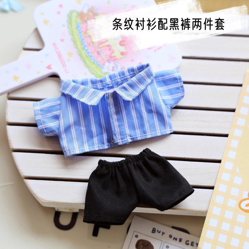 labubu衣服拉布布娃衣10cm棉花娃娃眼泪工厂哭娃自嘲熊娃三岁夹克|undefined