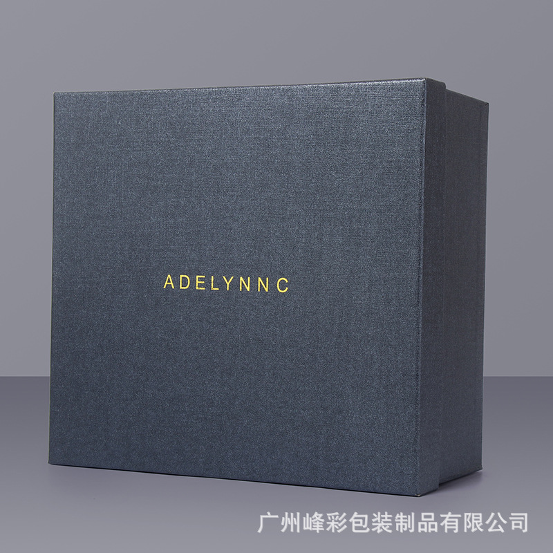 正方形包包礼品盒特种纸化妆品盒鞋子盒子硬纸板包装盒ding制logo