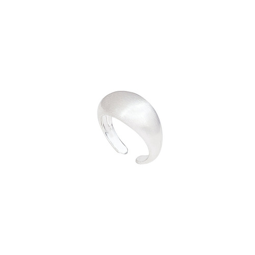 Minimalist Korean Design Exquisite Open Ring for Women, Ins-Like Light Luxury High-End Couple's Earrings, Zirconia Plain Band Ring