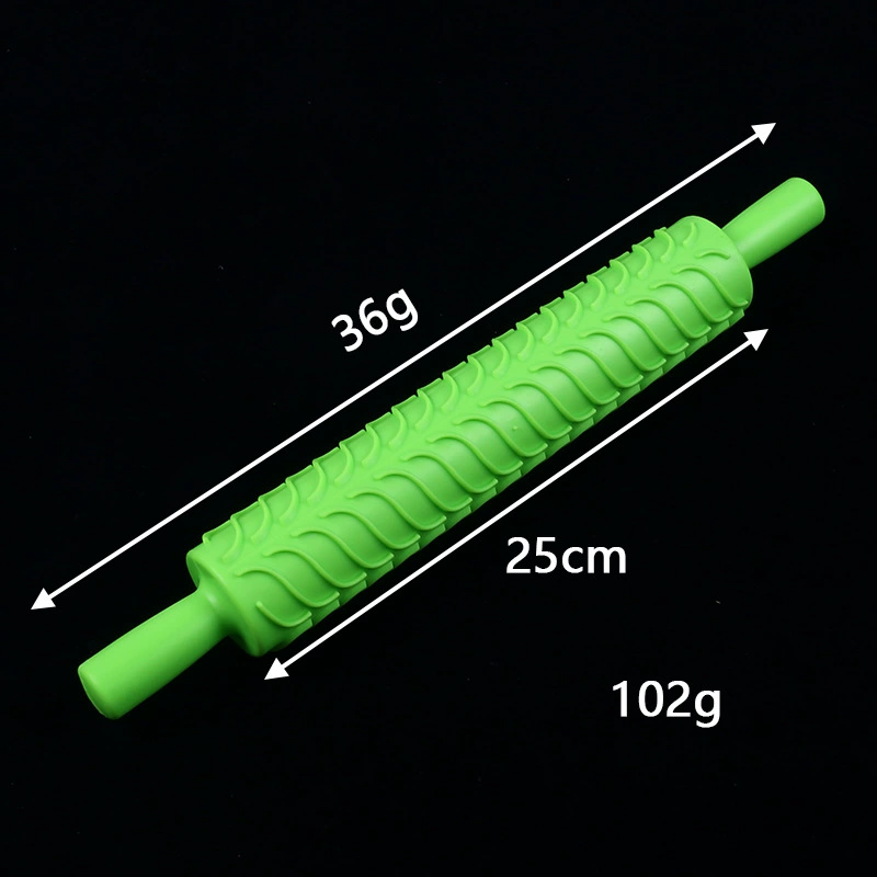 Flip sugar cake pressing flower rolling pin baked printing cake mold, rolling noodles sugar skin rolling stick 15 options