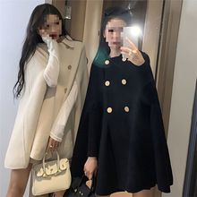 新款女斗篷宽松秋冬披肩百搭女上衣2025外套风韩版英伦呢子大衣女