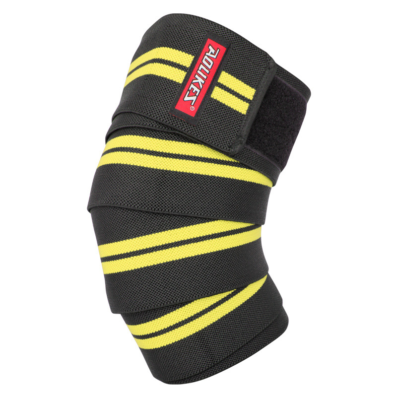 Negro + Amarillo 200*8cm Estilo Gancho y Bucle