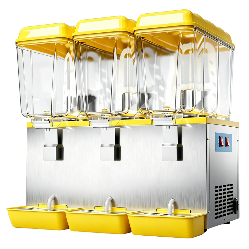 Máquina de bebidas frías comerciales máquina de jugo frío y caliente máquina de bebidas dispensadora de jugo de cafeteria calentador de jugo enfriador
