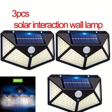 D 19221 Solar LED Human Sensor Outdoor Lighting ̫����ͥԺ��