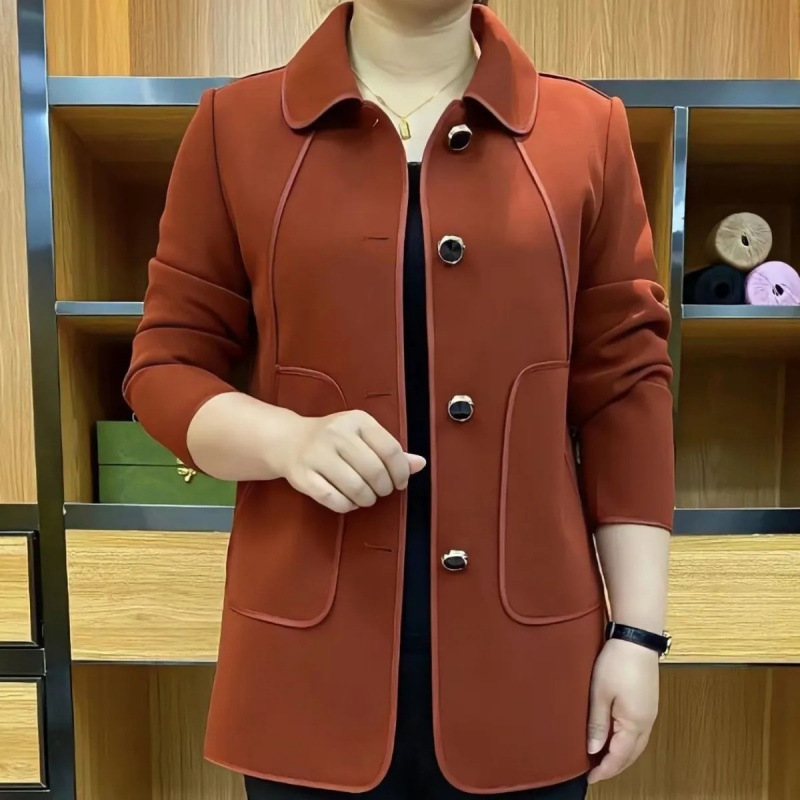 Autumn fashionable comfortable small solid color jacket