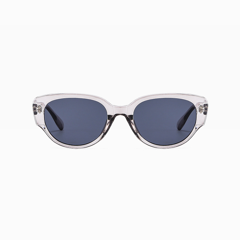 Women’s Cat Eye Sunglasses Black And White Retro Style Uv Protection_voghion.com