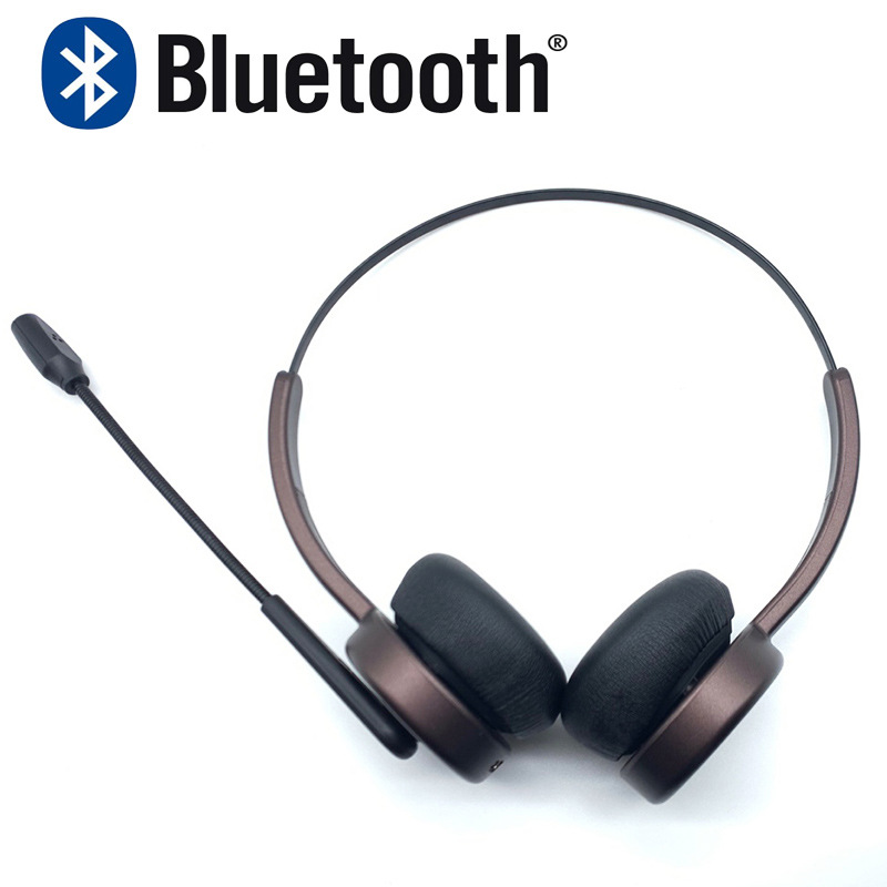 new pattern Noise Reduction Wearing wireless Bluetooth Binaural business affairs Traffic headset Attendant Preferred headset Can be customized LOGO