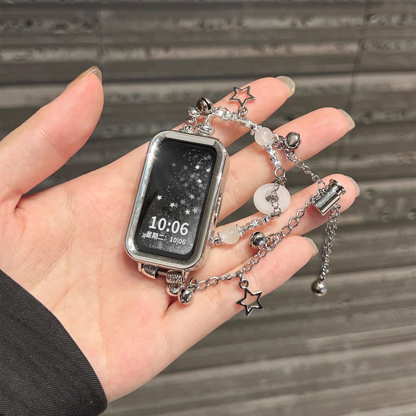 Safe and Sound for Huawei Band 10/9 Strap Bracelet Nfc Version Honor Band 10/9 Bell Summer