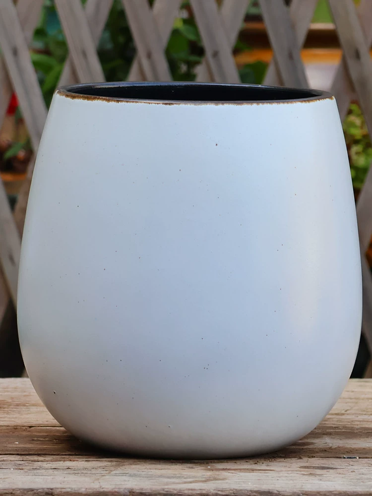 Белый керамический цветочный горшок для бугенвиллии, подвесной горшок для бонсай с орхидеей, керамический горшок для суккулентов, зеленых растений, простой комнатный горшок для розы с старым сучком.