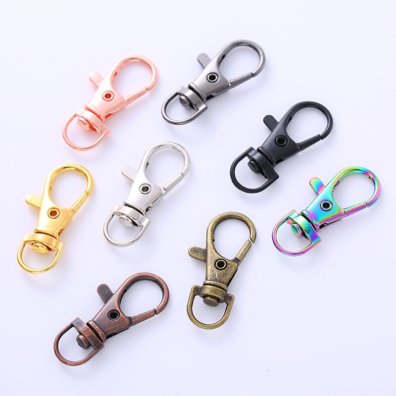 Factory direct supply 3 fish mouth buckle 35mm dog buckle key chain bag jewelry hardware luggage accessories in stock supply Factory direct supply 3 fish mouth buckle 35mm dog buckle key chain bag jewelry hardware luggage accessories in stock supply