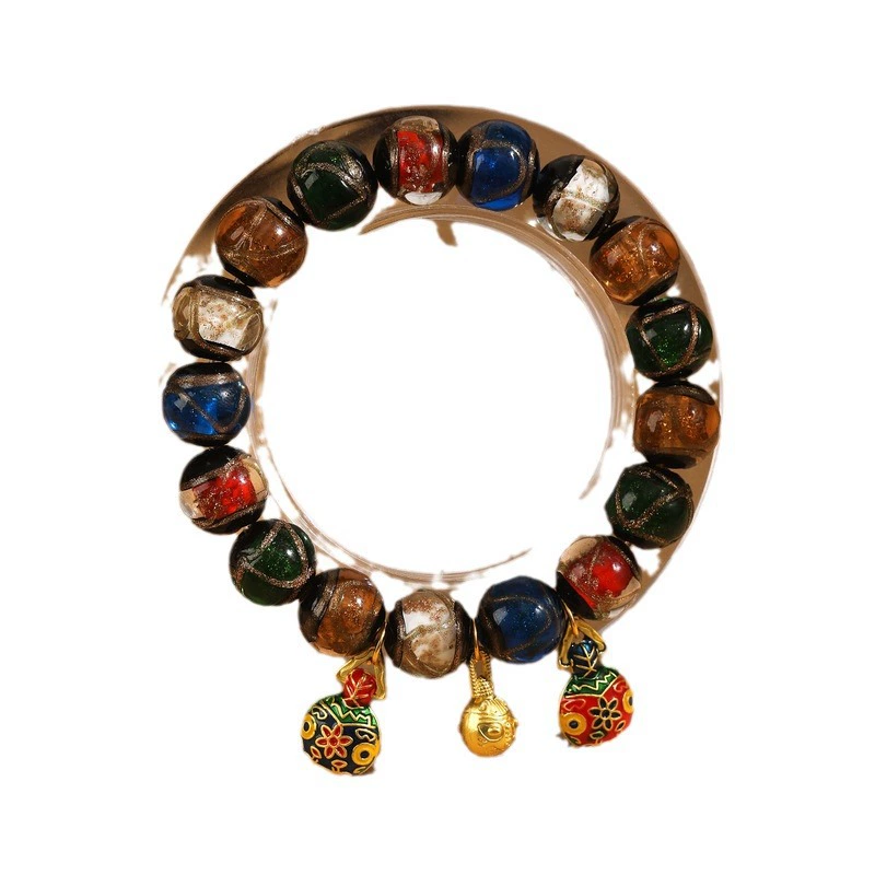 Bracelet, accessory walnut, cinnabar, wholesale